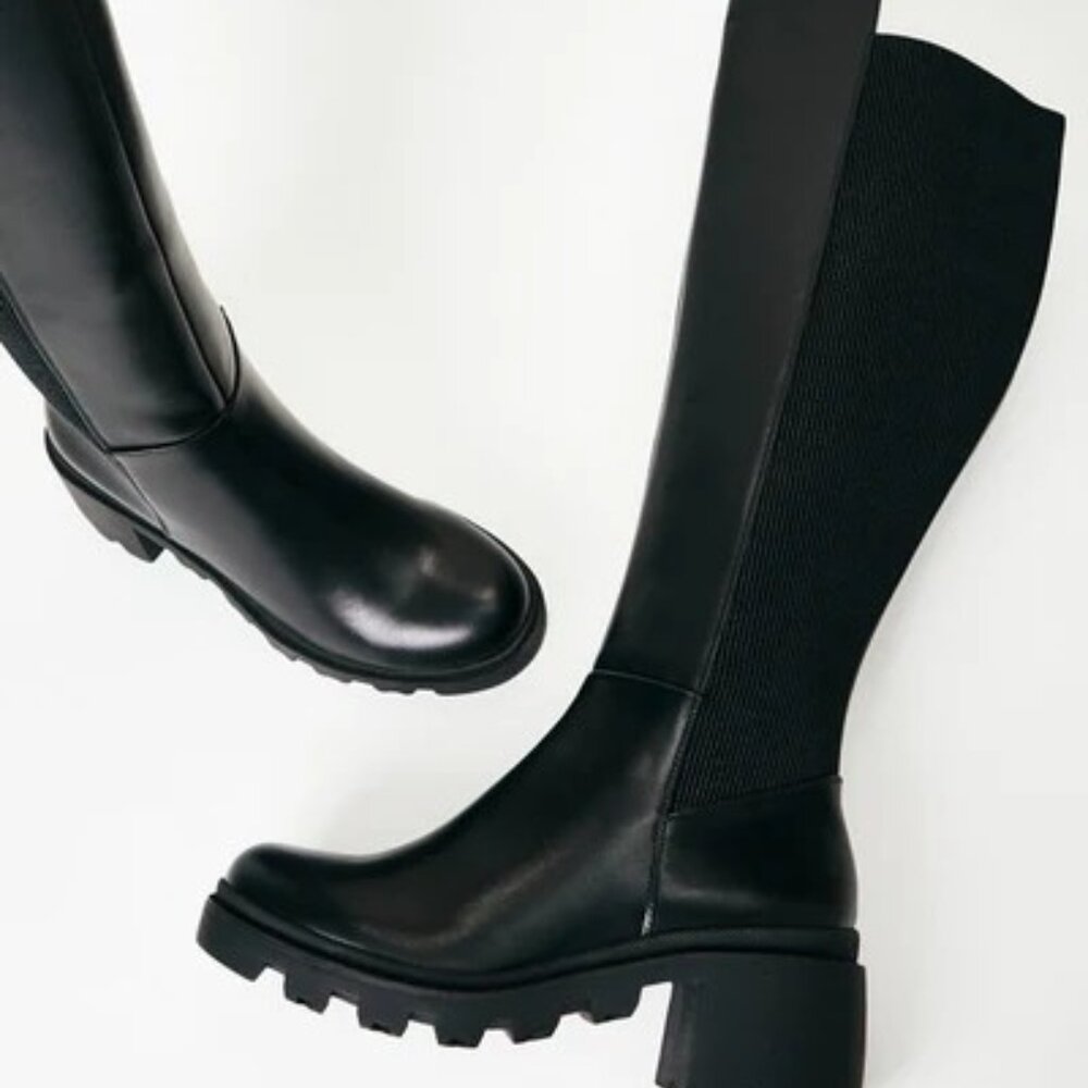 Ayden Chunky Block Heeled Boot - Picture 2 of 11